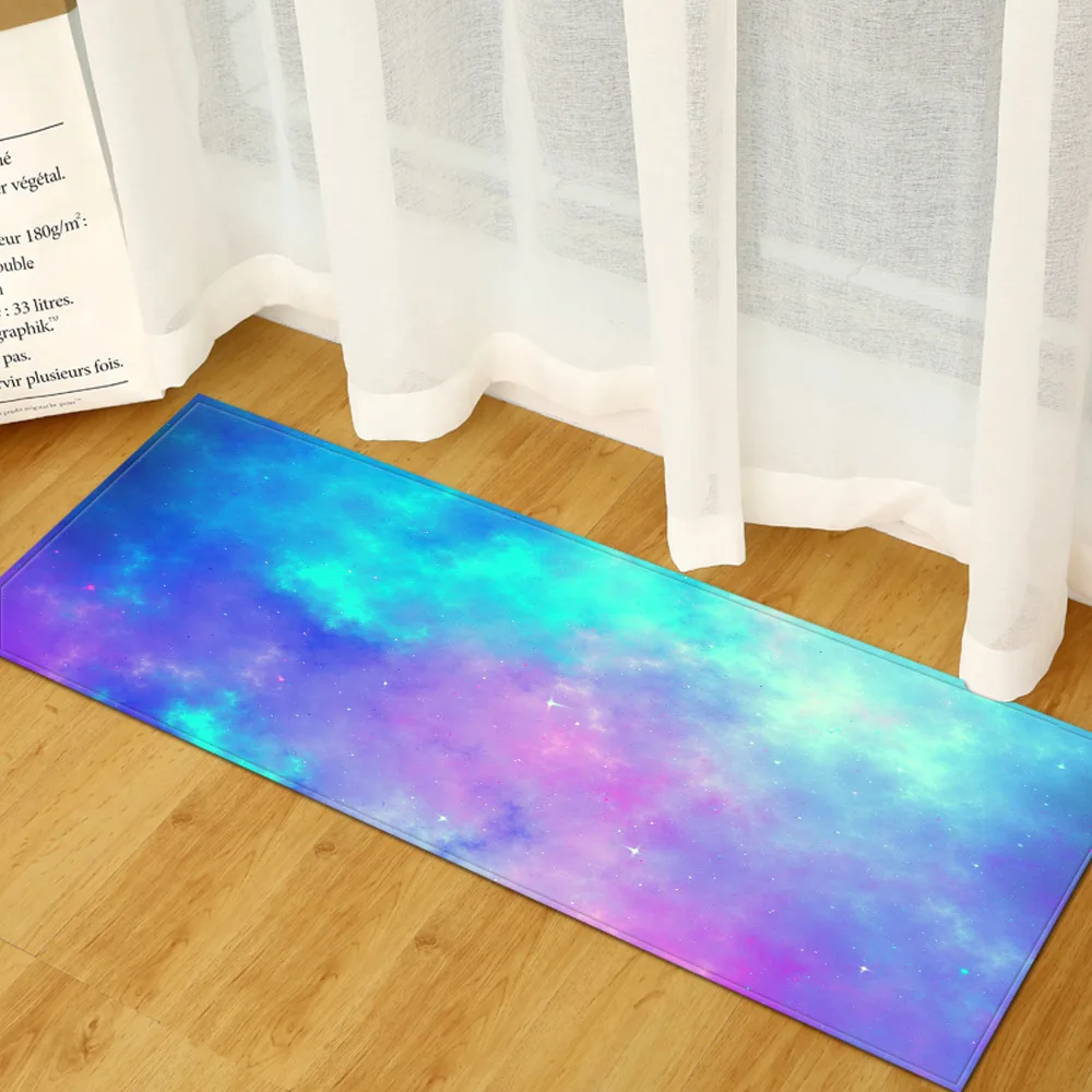 Полоска, кухонный коврик, градиентный диван, обувной шкаф, ковер для ванной комнаты, Противоскользящий коврик для ванной комнаты, одеяло для домашнего декора, 1 шт