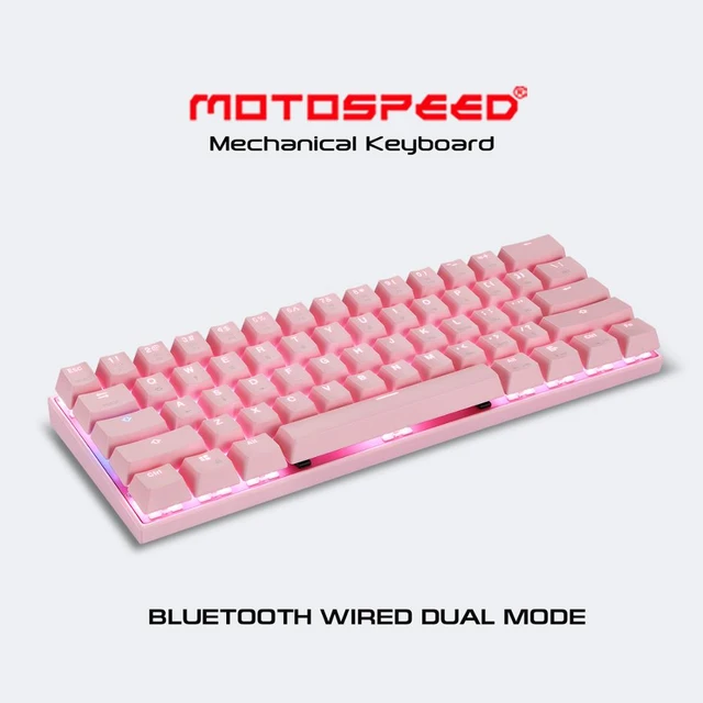 Acheter MOTOSPEED CK61 RGB clavier de jeu mécanique OUTMU bleu