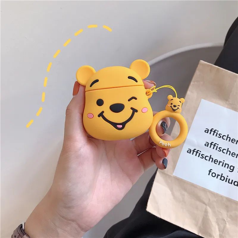 Силиконовый чехол для наушников Airpods 2, чехол с рисунком кота, милый чехол для наушников Apple Air Pods, чехлы для наушников, аксессуары