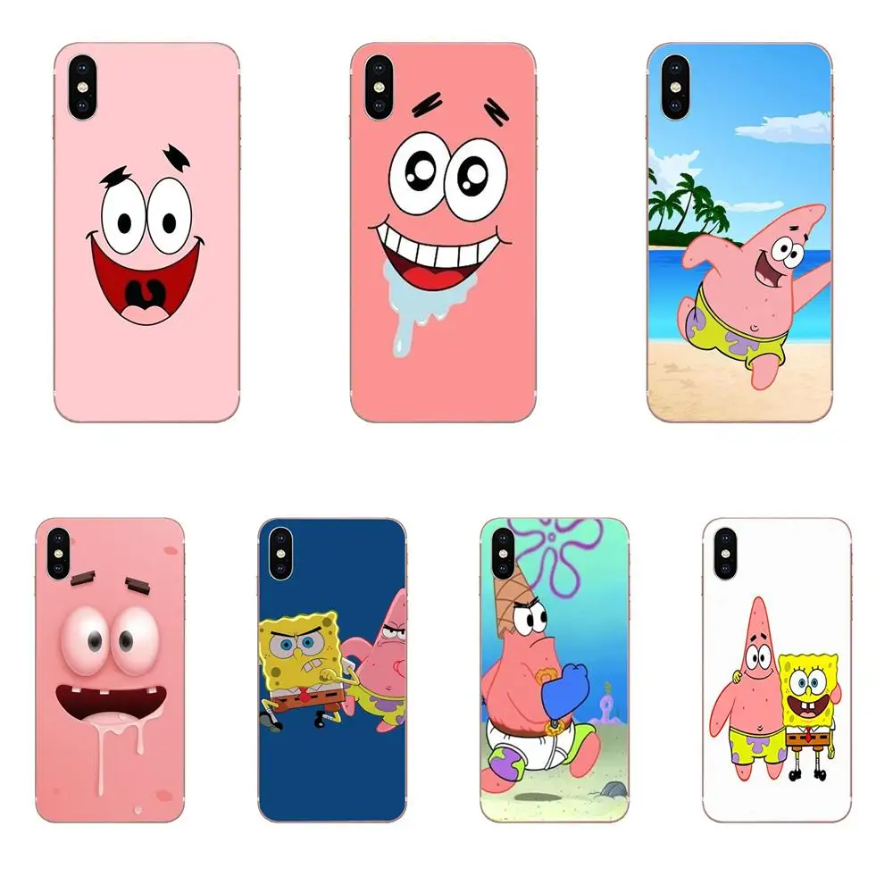 

For Huawei Honor 4C 5A 5C 5X 6 6A 6X 7 7A 7C 7X 8 8C 8S 9 10 10i 20 20i Lite Pro Soft Phone Case Spongebob Squarepants Patrick