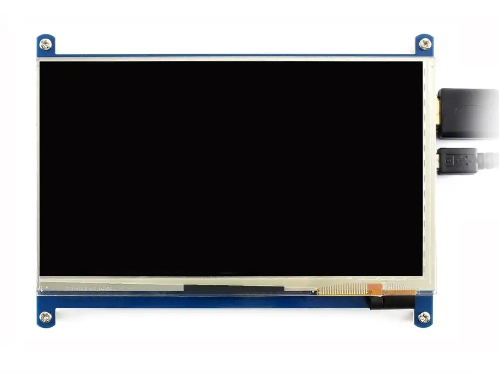 Tela de Toque Hdmi para Raspberry Preto e Banana Waveshare Polegada Hdmi c 1024*600 Capacitivo Interface pi bb - Pro 7 Lcd - Imagem 2