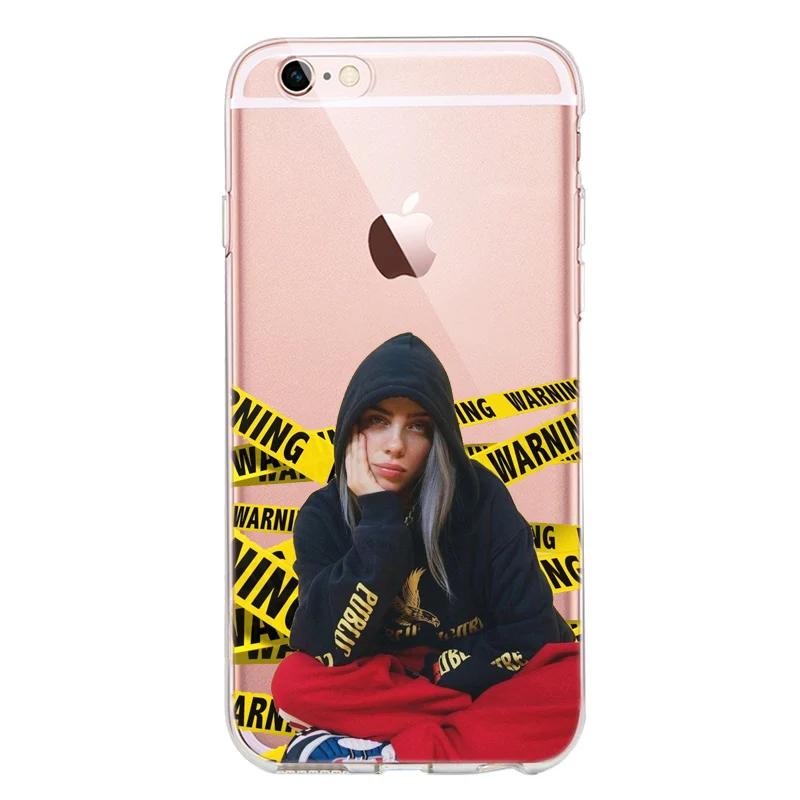 Billie Eilish Pintura Celulares Capa Coque Bolsas чехол для iPhone 5 8 7 6 S Plus 5s SE XR X XS MAX Coque Shell
