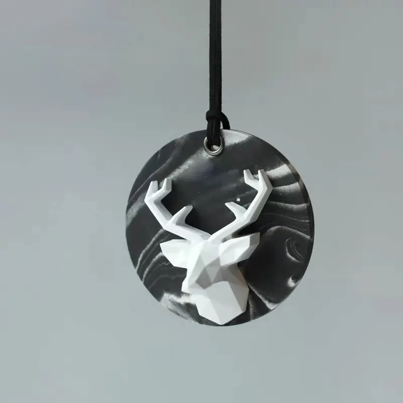 

Molds for gypsum Lucky Elk Geometric design Christmas deer Concrete silicone forms Fridge stickers Decor cement Clay crafts mold