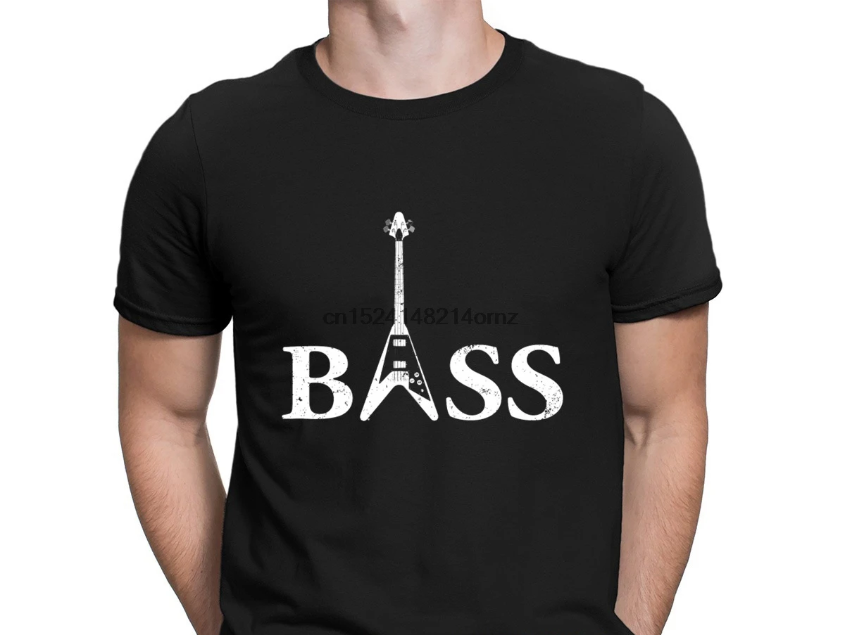 

Bass Guitar Gift Flying V Bass Guitar T Shirt Fitness Mens Fashion Designing Fun Streetwear Outfit Streetwear Better Spring