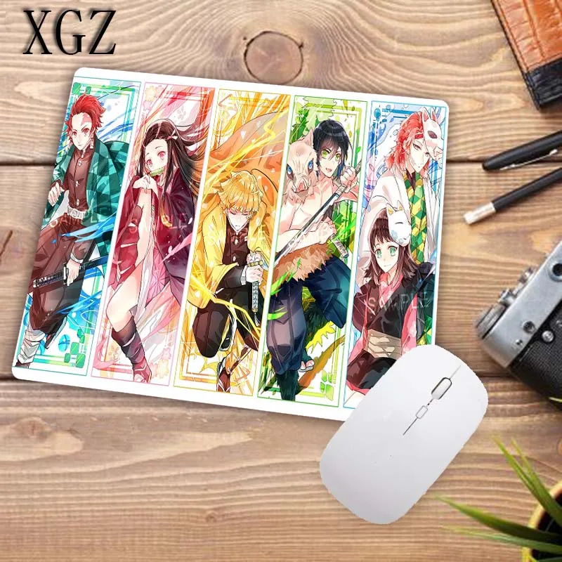 XGZ, большая акция, аниме, Demon Slayer, Kimetsu No Yaiba, дизайнерский игровой с узором, коврик для мыши,, 22X18 см, коврик для мыши, клавиатуры
