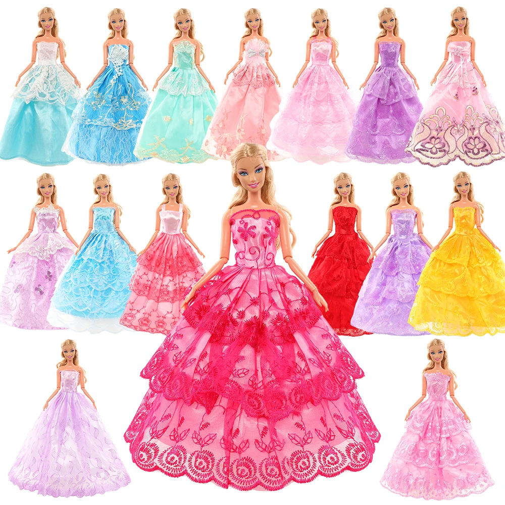 accessoires pour robe de mariée accessoires pour fête Barbie Lot de 35 accessoires de vêtements pour poupée 