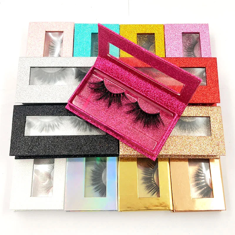

5D 25mm mink lashes false eyelashes with box wholesale soft long luxcry high quality eye makeup eye extrenion