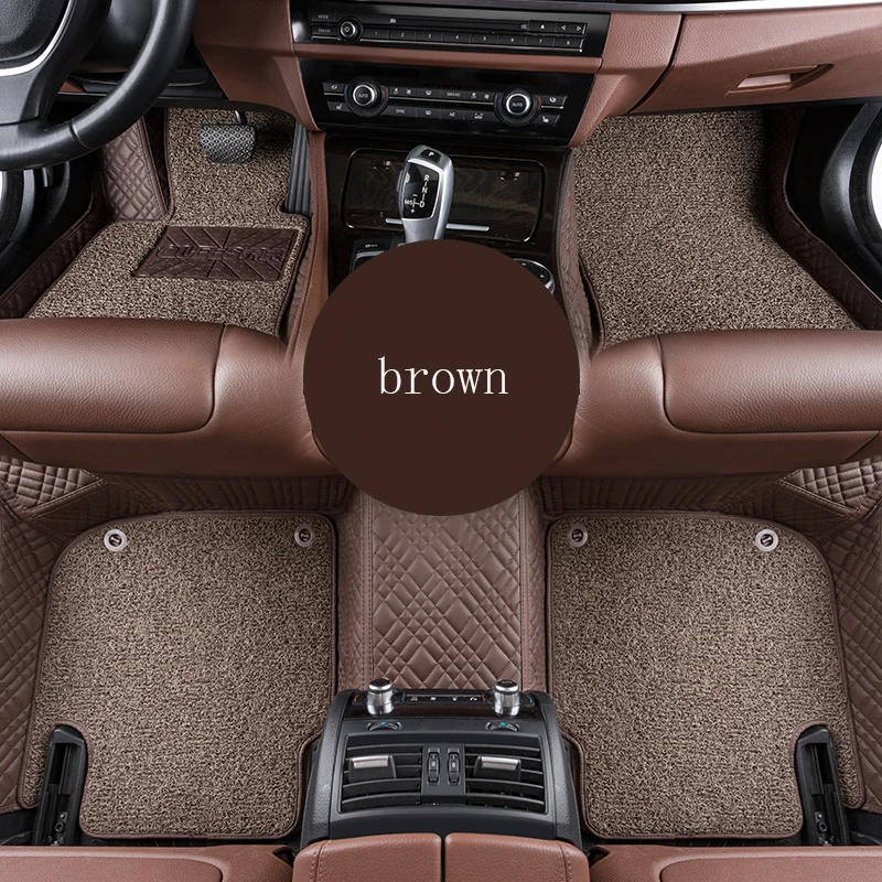 

WLMWL Car Floor Mats For Buick Excelle Enclave GL6 null VELITE 5 envision Encore GL8 Verano Park Avenue Car Carpet Covers