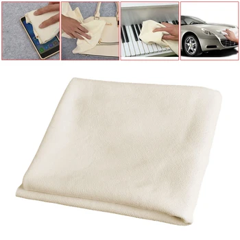 

Natural Shammy Chamois Leather Car Cleaning Towels Drying Washing Cloth New Wholesale