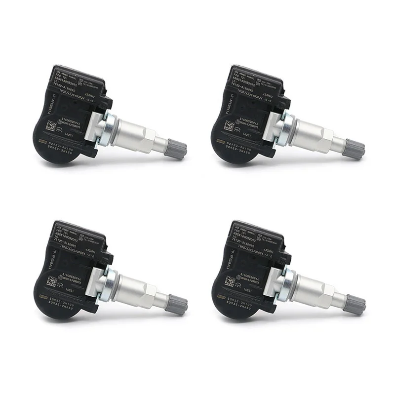 4PCS 52933 3N100 529332M650 Tire Pressure Sensor For Hyundai Kia