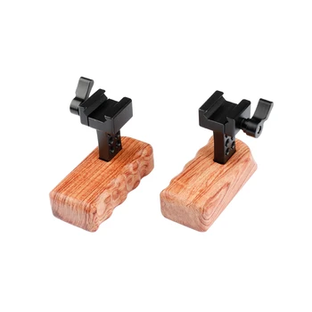 

CAMVATE DSLR Wood Wooden Handle Grip (Left & Right) for Camera Rig C1660