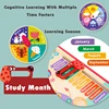 Children Montessori Wooden Clock Education Board Toys Multifunctional Learning Calendar Weather Season Time Teaching Aids Gifts 4