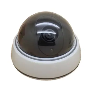 

Round Surveillance Camera With Light Warning Alert Theftproof Fake Camera for Supermarket Hotel