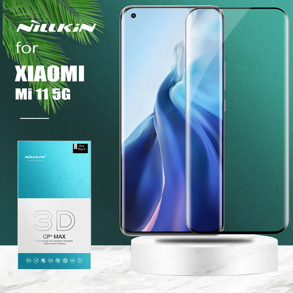

Для Xiaomi Mi 11 5G стекло Nillkin CP + Полное покрытие 3D закаленное стекло Защита экрана для Xiaomi Mi11 Mi 11 стеклянная пленка