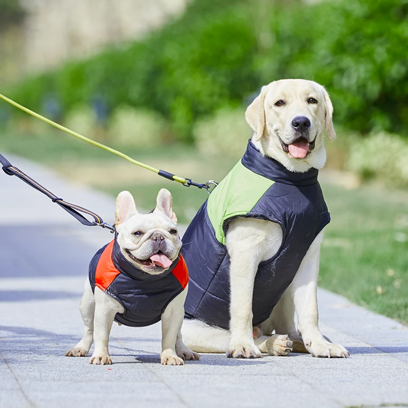 Winter Pet Clothes Small Medium Large Dog Coats Puppy Padded Jackets Pug French Bulldog Warm Fleece Vest Clothes Dog Costumes