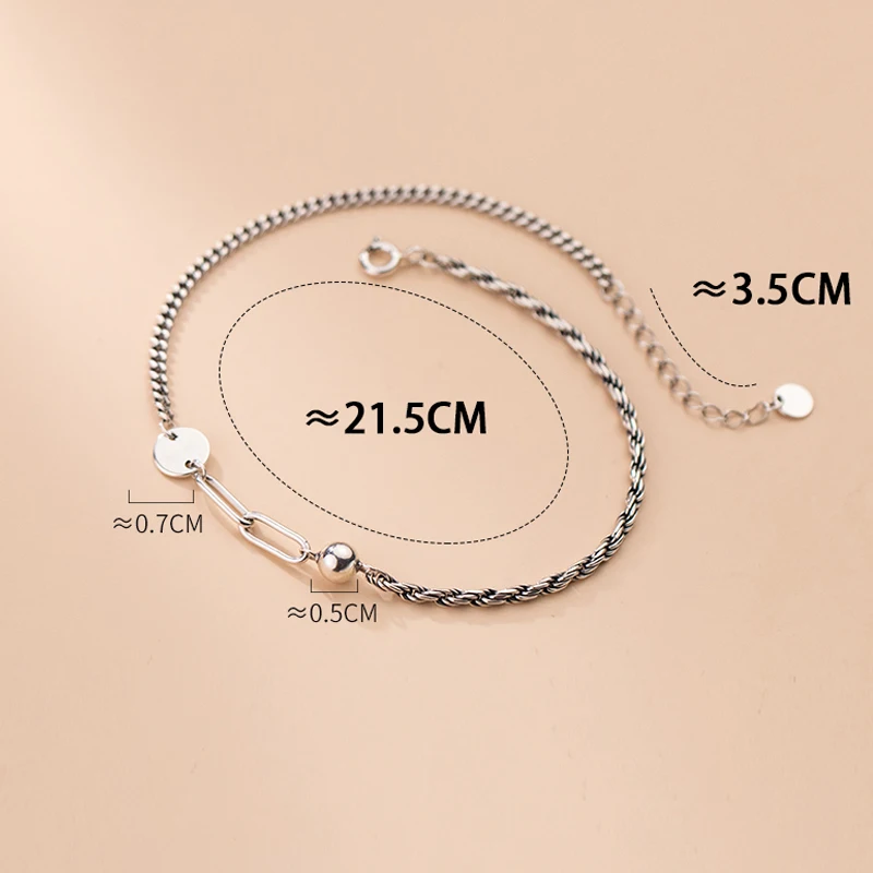 100% 925 Sterling Silver Decoration On Foot Anklets Adjustable Woman Thai Silver Bracelet On The Leg Chain Fashion Jewelry