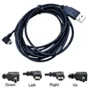 Usb-кабель для передачи данных A Male-Mini USB B, 5Pin Male, адаптер под углом 90 градусов вверх/вниз/влево/вправо для зарядки и синхронизации 0,25 м 0,5 м 1,5 м 3 ... ► Фото 1/5