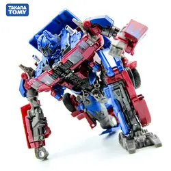 Такара Tomy Трансформационные Игрушки Робот-трансформер ПВХ металлическая часть Optimus SS05 Autobots роботы подарок на день рождения для мальчика