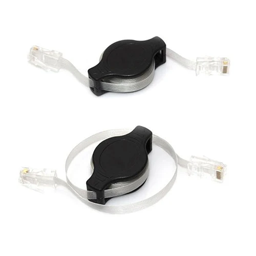 1 5 м 4 9 футов портативный выдвижной RJ45 Ethernet провод LAN шнур Интернет сетевой кабель