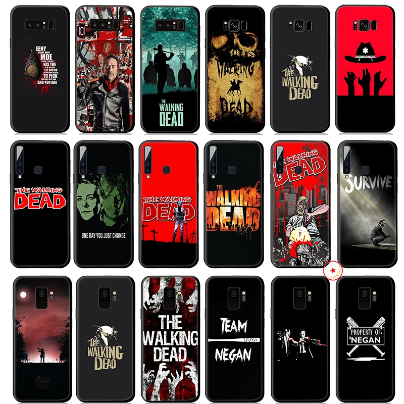 Мягкий силиконовый чехол walking dead для samsung Galaxy S10 S10e S9 S8 Plus S7 Edge Note 10 9 8 | Мобильные