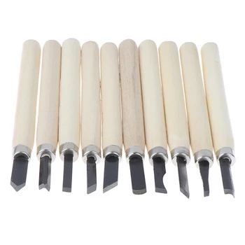 

6/10Pcs/set Durable Wood Carving Chisels Knife For Basic Wood Cut DIY Tools and Detailed Woodworking Hand Tools