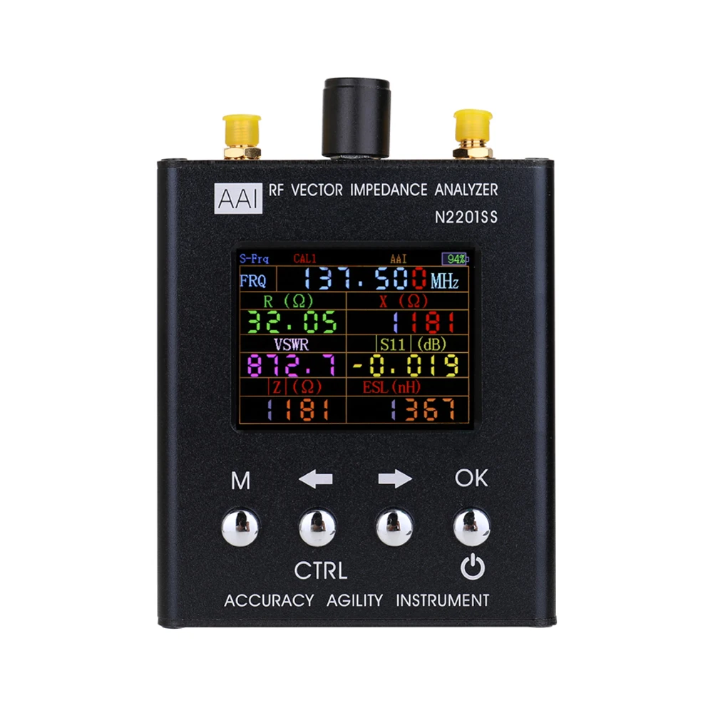 

N2201SS RF Vector Impedance Analyzer ANT SWR Antenna Meter Tester 137.5-2700MHz Resistance/Impedance/SWR tooks