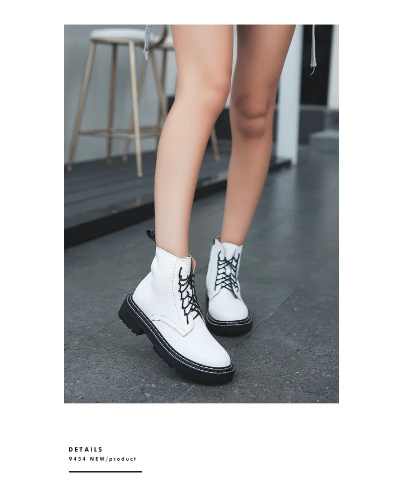 New Woman Shoes Leather Women's New Martin Boots In Autumn and Winter Winter Boots Women Women Boots Outdoor Boots