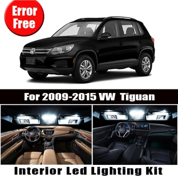 

14pcs White Canbus Car LED Interior Light Ceiling Bulbs Kit Fit For 2009-2014 2015 VW Volkswagen Tiguan Map Dome License Lamp