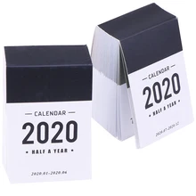 Рабочий график обучения планировщик канцелярские принадлежности милый календарь мини стол полгода календарь офис школа