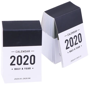 

Work Learning Schedule Planner Stationery Supplies 2020 Cute Calendars Mini Desk Half a Year Calendar Office School