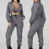 Спортивный костюм женский костюм из двух предметов г., сексуальный клубный костюм с длинными рукавами, отражающий кроп-топ и штаны повседневный комплект из 2 предметов,#806