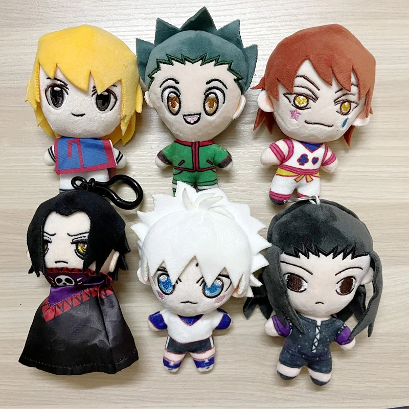 13 см охотничья плюшевая кукла Killua Zoldyck Gon Freecss Kurapika Hisoka Kulolo Illumi Feitan Potoo набитая
