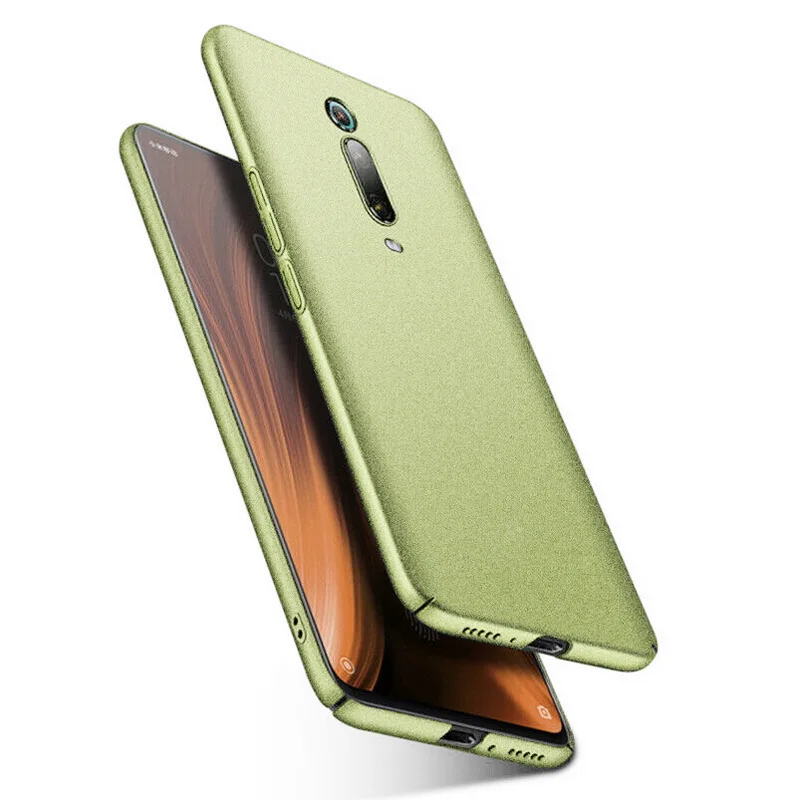Green YISHANGOU Песчаник матовый чехол для Xiaomi mi 9 Honor 8 Lite A1 A2 F1 Max3 жесткий Пластик чехол для Red mi Note8 iPhone 7 6 Plus 5 iPad Pro 7 4X 5A Prime - Цвет: Green