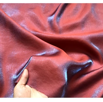 

low thin section super soft drape brilliantly coloured red + blue gloss exquisite fashion fabrics of flax hanfu cloth