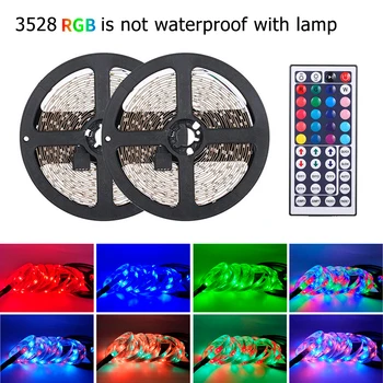 

RGB String Lamp Background Flexible Ribbon Tapes 10m 3528 LED Desktops TV Light for Household Bedroom Accessories