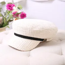 Осенне-зимняя военная шапка черная военная шапка берет Женская зимняя армейская шляпа гладкая шляпа мужские армейские кепки