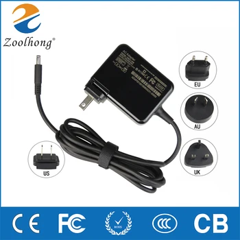 

New Adapter 4.5*3.0MM 45W 19.5V 2.31A 4 Plug in 1 Universal Laptop Charger For DELL XPS 13 l321x XPS12 Power Adapter