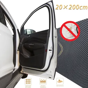 

4mm 200 x 20cm EVA Car Door Protector Garage Rubber Wall Guard Bumper Safety Parking environmental protection Sticker