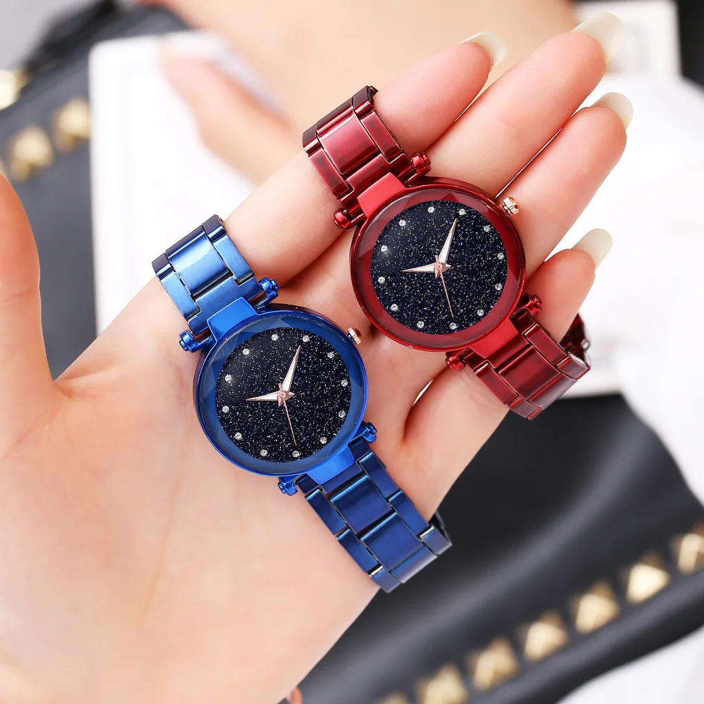 

YOLAKO Women Watches Casual Stainless Steel Top Band New Strap Quartz Analog Wrist Watch Hot Sale Gift Relogio Feminino