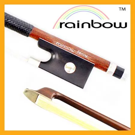 

4/4 MASTER Hybrid Carbon Fiber Violin Bow Silver fittings Wood skin TOP Performance Lightweight Fast response