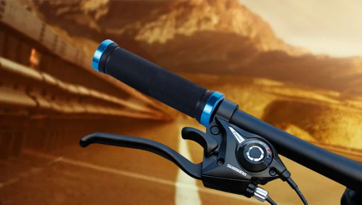 2 шт/1 пара, горный велосипед, велосипед, MTB, руль, покрытие, ручки, гладкие, мягкие, резиновые, противоскользящие, ручка, замок, бар, конец
