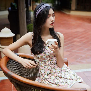 

Swimsuit Women Swimwear Bathing Suit Woman Biquine Female Beach Swimsuits 2020 New Retro Girl One Piece With Skirt Two Set Cover