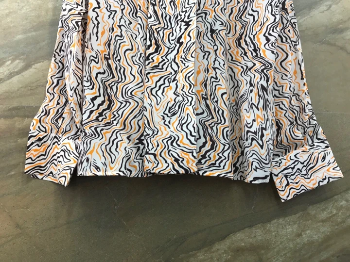 early autumn new female Lapel zebra prints, long sleeves and blazer shirts 921