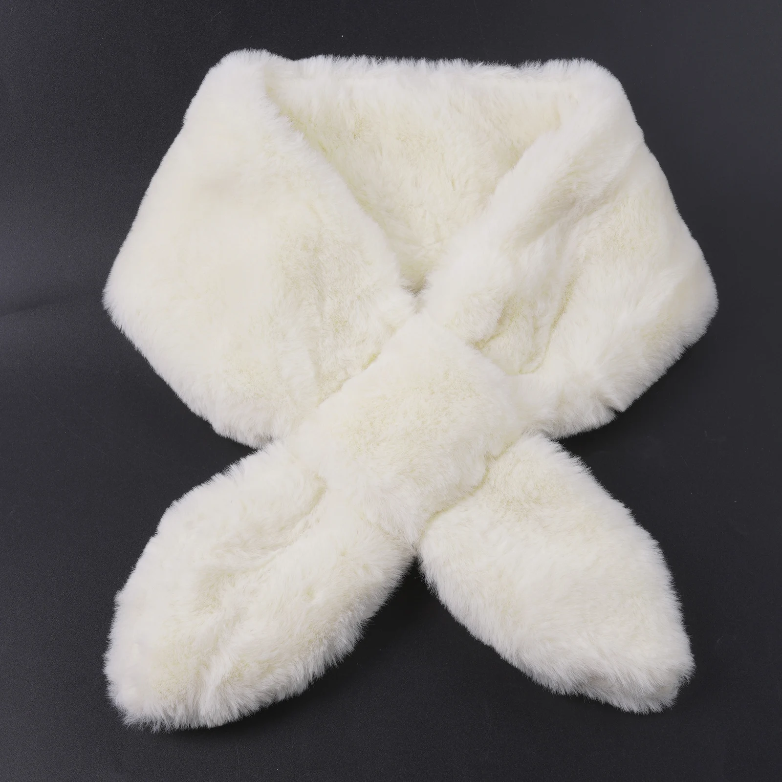 

Шарф из искусственного кроличьего меха, Женский Теплый утепленный меховой шарф, зимний шарф, осенне-зимний шарф из искусственного меха