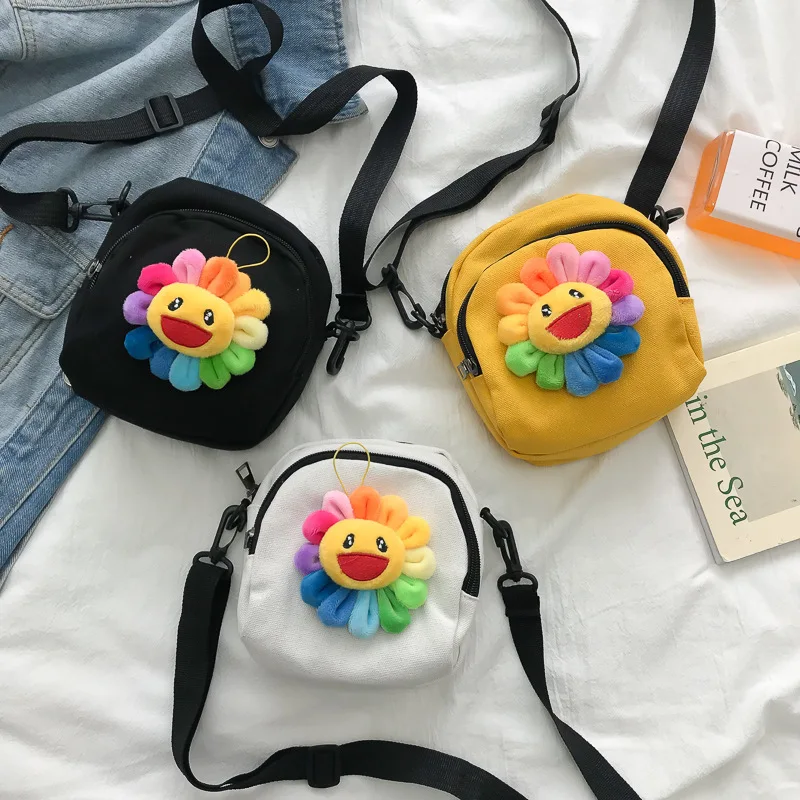 Новая стильная сумка на плечо в Корейском стиле универсальная сумка тканевая через плечо для девочек милая маленькая сумка на плечо