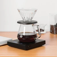 TIMEMORE Store czarne lustro Basic + nowość cyfrowa waga kuchenna do żywności z czasem lampka USB waga waga cyfrowa Mini 6
