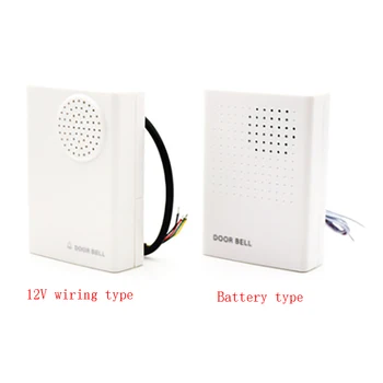 Electronic Wire Wired Door Bell Doorbell Ding-Dong Dry Battery or Connect to 12V Two Types Doorbell 2