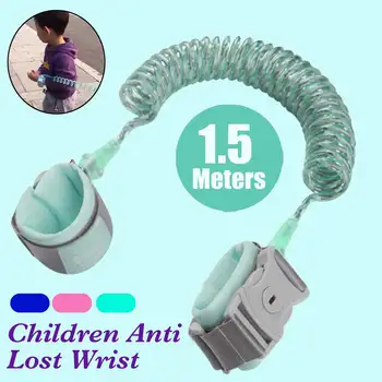 

Newest 1.5M Child Anti Lost Wrist Strap Rope Toddler Leash Magnetic Safety Outdoor Walking Hand Belt Band Anti-lost Wristband