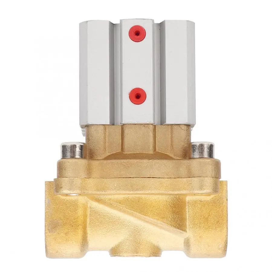 

Electric Valve Vacuum Solenoid Brass Pneumatic Control Valve G Thread for Air Water Oil Gas 2Q160-15/2Q200-20/2Q250-25