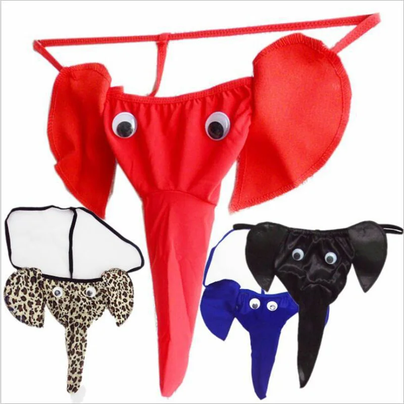 

Hot Sexy Men Underwear Elephant Bulge Pouch Mens Elastic T Back Men Lingerie Thong Erotic Underwear Sexy Mannen Calcinhas
